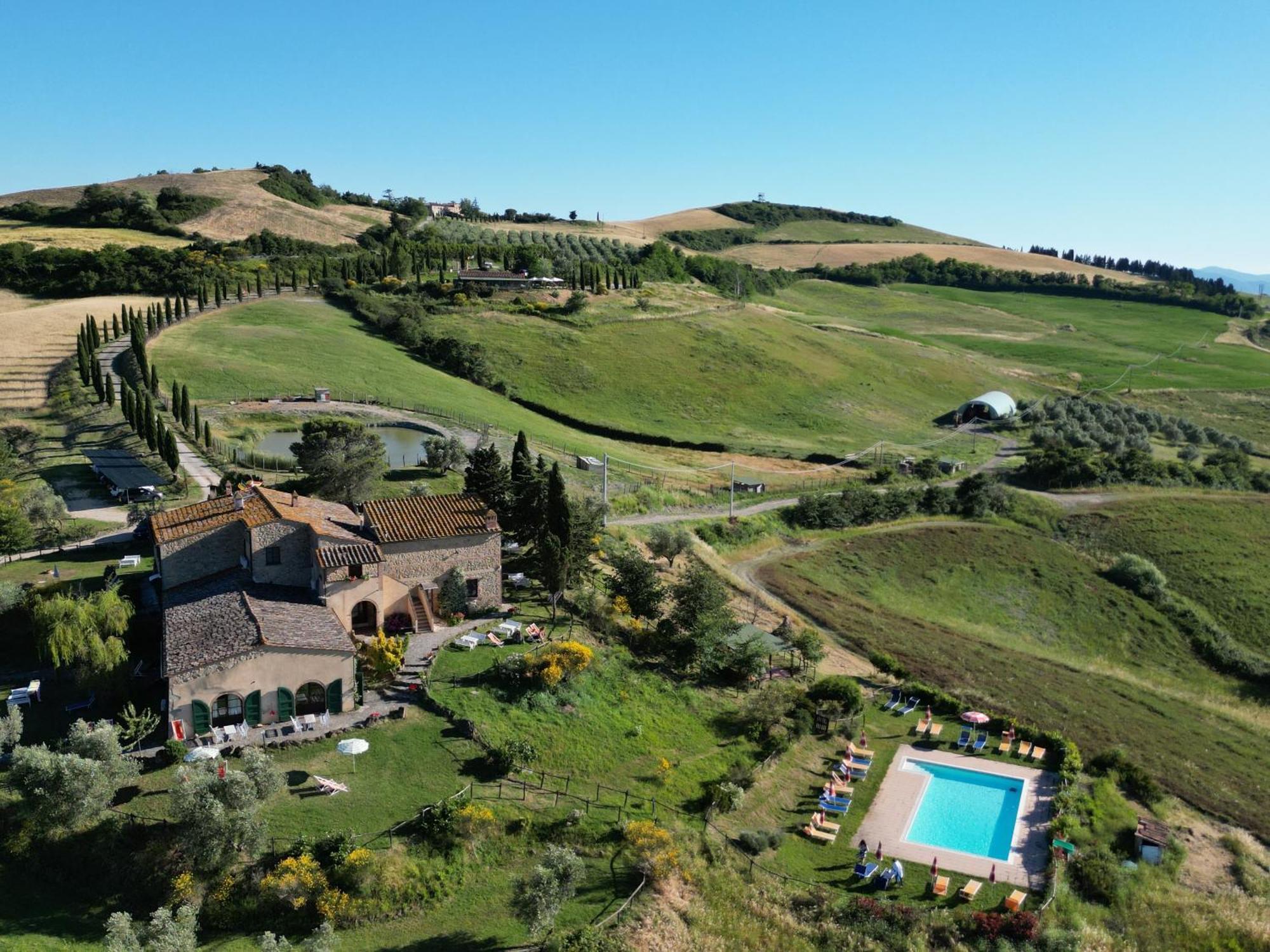 Agriturismo Villa Felice Volterra Exterior photo